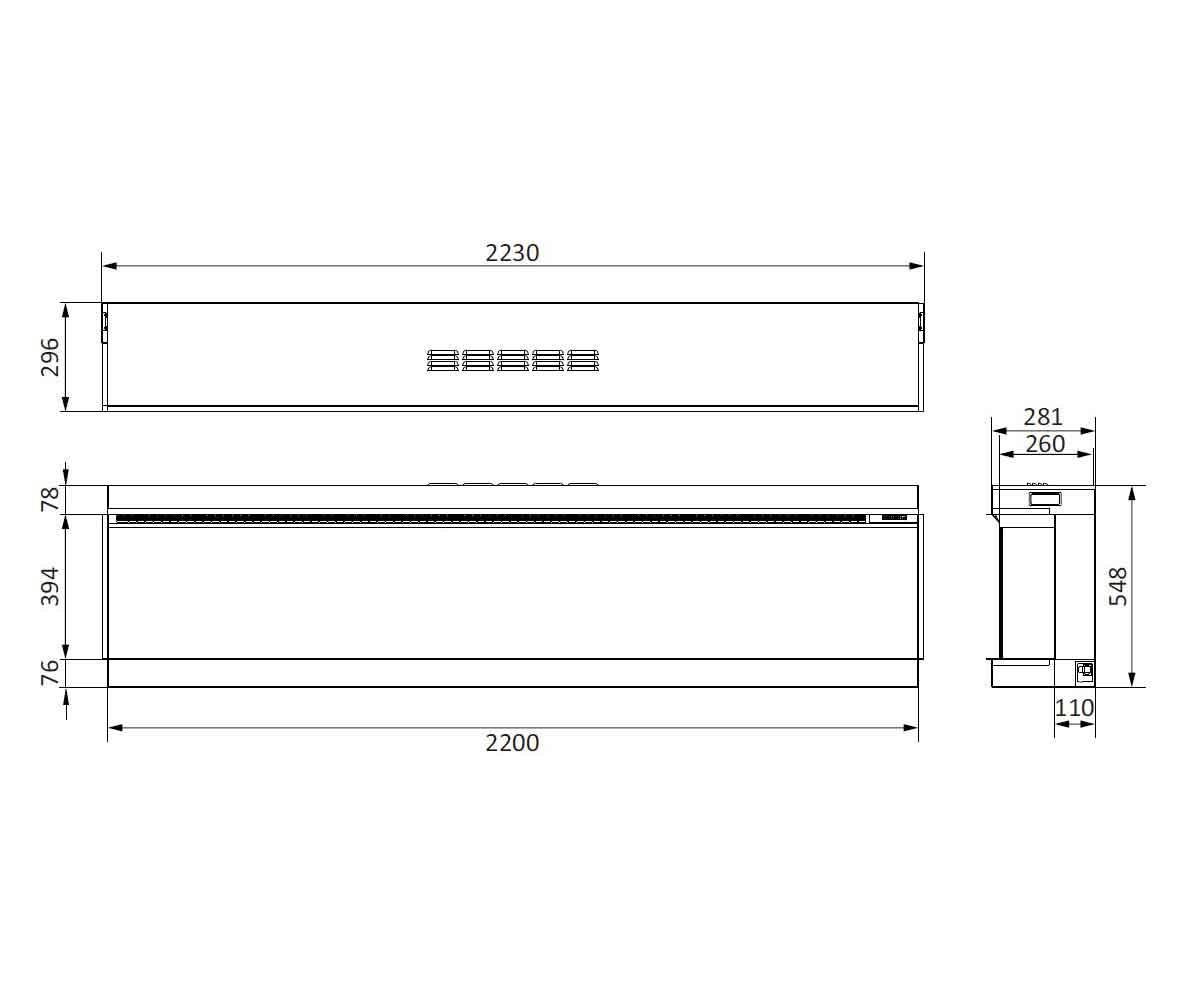 Trimline Fires 220E Solus